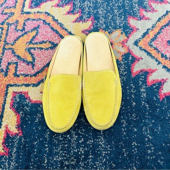 EUC M. Gemi Italian Yellow Leather Mules 35 IT/5 - Picture 4 of 8